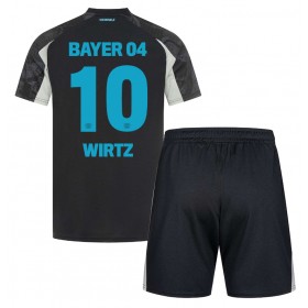 Bayer Leverkusen Florian Wirtz #10 Tredje skjorte til barn 2024-25 Kortermet (+ korte bukser)